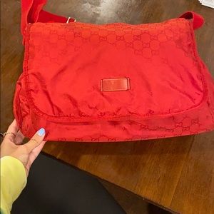 Gucci diaper bag